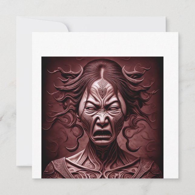 Ich habe gerade einen Nagel zerbrochen Einladung (Vorderseite)