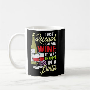 Ich habe gerade etwas Wein gerettet, es war in ein Kaffeetasse
