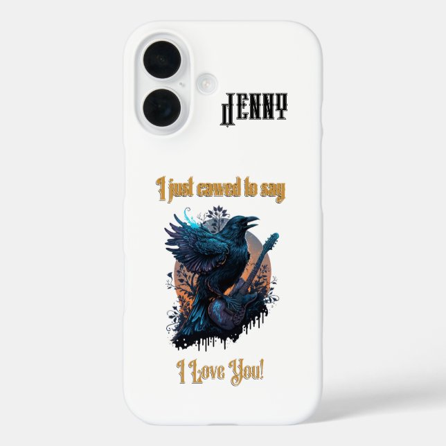 Ich habe gerade gehauen.. Personalisierbar iPhone 16 Hülle (Rückseite)