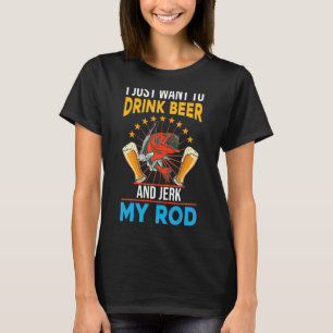 Ich habe gerade gewollt, Bier zu trinken und meine T-Shirt