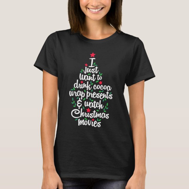 Ich habe gerade Gewollt, Kakao zu trinken Schau We T-Shirt (Vorderseite)
