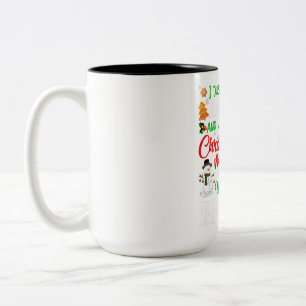 Ich habe gerade Gewollt, mit mir Sachen zu backen  Zweifarbige Tasse