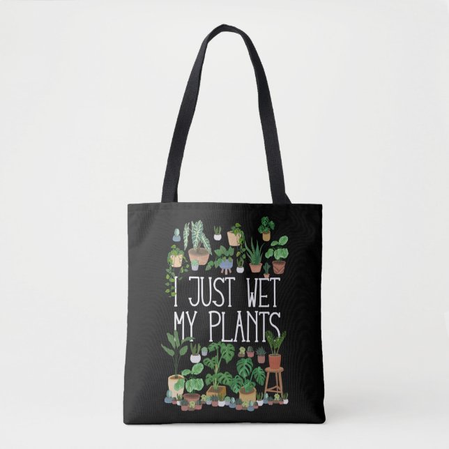 Ich habe gerade meine Pflanze genäht Tasche (Vorderseite)