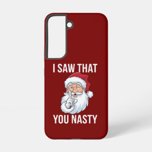 Ich habe gesehen, dass du Weihnachten Eklig Unglau Samsung Galaxy Hülle