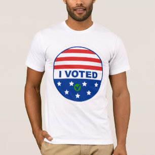 Ich habe gewählt – Patriotischer Wahlaufkleber T-S T-Shirt