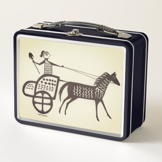 Ich habe Gewollt, eine Charioteer-Metal-Lunch-Box  Metall Brotdose (Vorderseite)
