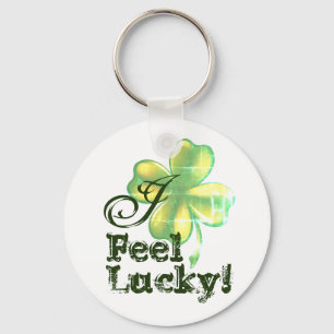 Ich habe Glück, St. Patrick's Day, Round Schlüssel Schlüsselanhänger