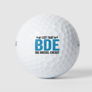 Ich habe Got, dass Big Dreidel Energy Funny Judenu Golfball