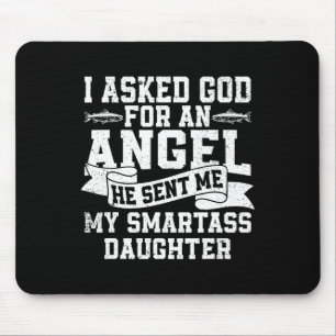 Ich habe Gott für einen Engel Gefragt, den er mir Mousepad