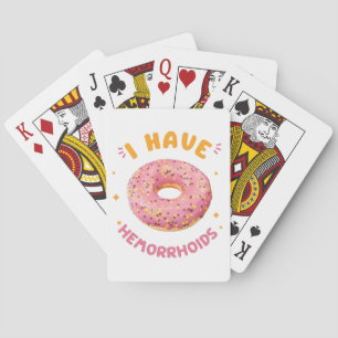 Ich habe Hämorrhoiden Spielkarten