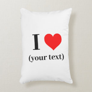 ICH HABE HERZEN! Accent Pillow 12" x 16" - Baumwol Dekokissen