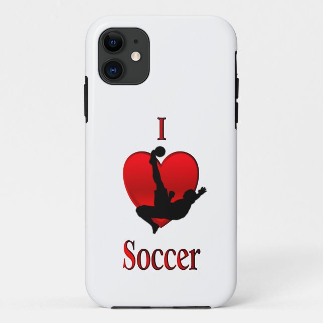 Ich habe Herzsoccer Case-Mate iPhone Hülle (Rückseite)