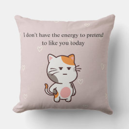 Ich habe heute einfach keine Energie, so zu tun, a Kissen