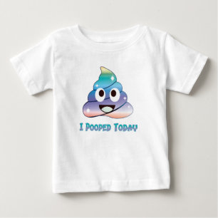 ich habe heute gekackt baby t-shirt