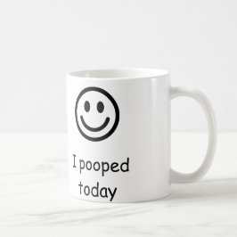Ich habe heute gekackt kaffeetasse
