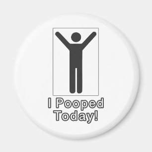 Ich habe heute gekackt magnet