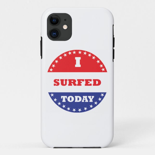 Ich habe heute gesurft Case-Mate iPhone hülle (Rückseite)