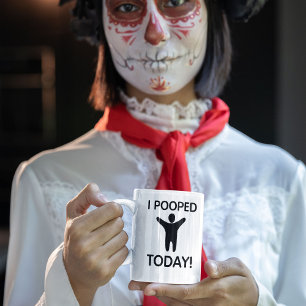 Ich habe heute Tasse Gekackt