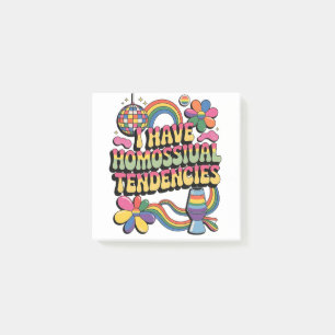 Ich habe homosexuelle Tendenzen LGBT Prix Monat Post-it Klebezettel