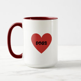 Ich habe Hunde im Herzen Tasse