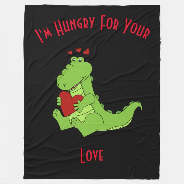 Ich habe Hunger nach deiner Liebe Fleecedecke (Vorderseite)