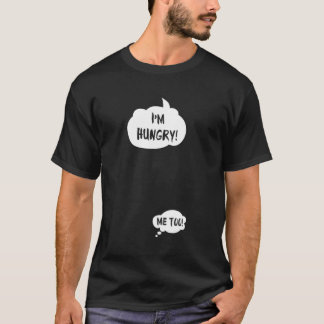 Ich habe Hunger, zu schwanger, schwanger Spaß T-Shirt