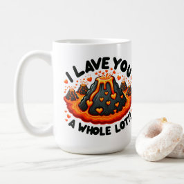 Ich habe Ihnen eine ganz Niedliche Vulkanlandschaf Kaffeetasse