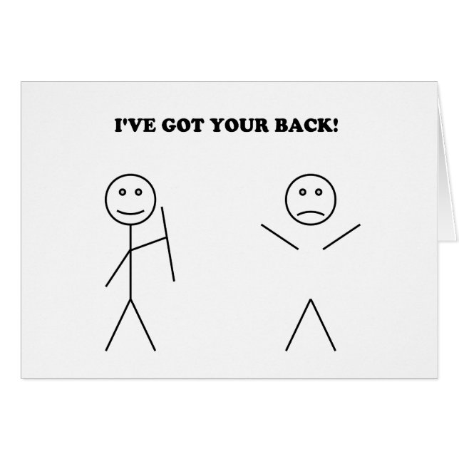 Ich habe Ihre Rückseite (Vorderseite (Horizontal))