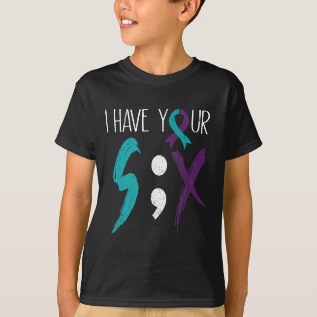 Ich habe Ihre sechs militärischen Suizidprävention T-Shirt (Vorderseite)