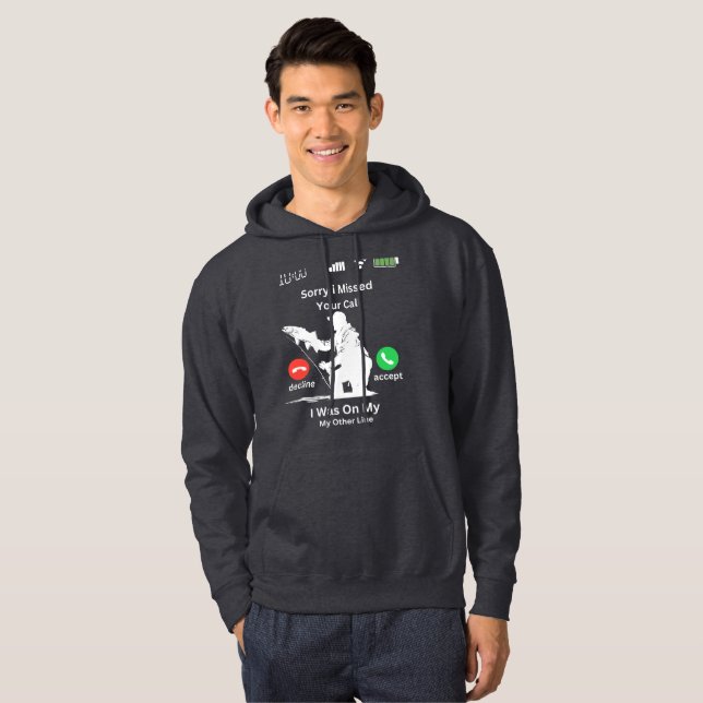 Ich habe Ihren Anruf verpasst Hoodie (Vorne ganz)