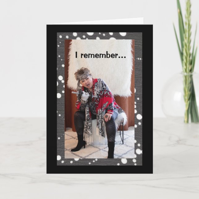 Ich habe immer gewollt, ältere Karte zu sein (Vorderseite)