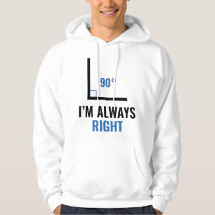 Ich habe immer recht hoodie