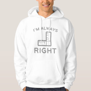 Ich habe immer recht hoodie