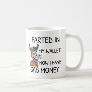 Ich habe in meinem Portemonnaie gefärbt, jetzt hab Kaffeetasse