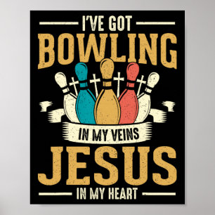 Ich habe in meinen Adern Jesus in meinem Herzen Bo Poster