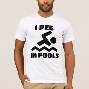 ICH HABE IN POOLS VATER SWIMMER T - SHIRT