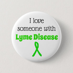Ich habe jemanden mit dem Knopf Lyme-Krankheit Lie Button