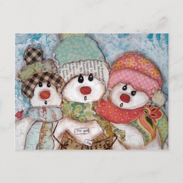 Ich habe Joy, Joy, Joy, Joy, Joy, Joy in My Heart  Postkarte (Vorderseite)