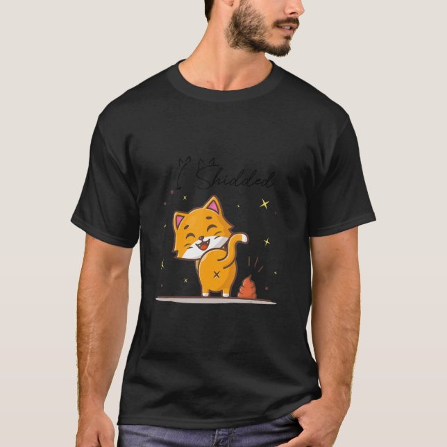 Ich habe Katze Gekackt, Katze Kitty Kitten T-Shirt (Vorderseite)