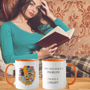 Ich habe kein Problem, ich habe eine Bibliothek Tasse