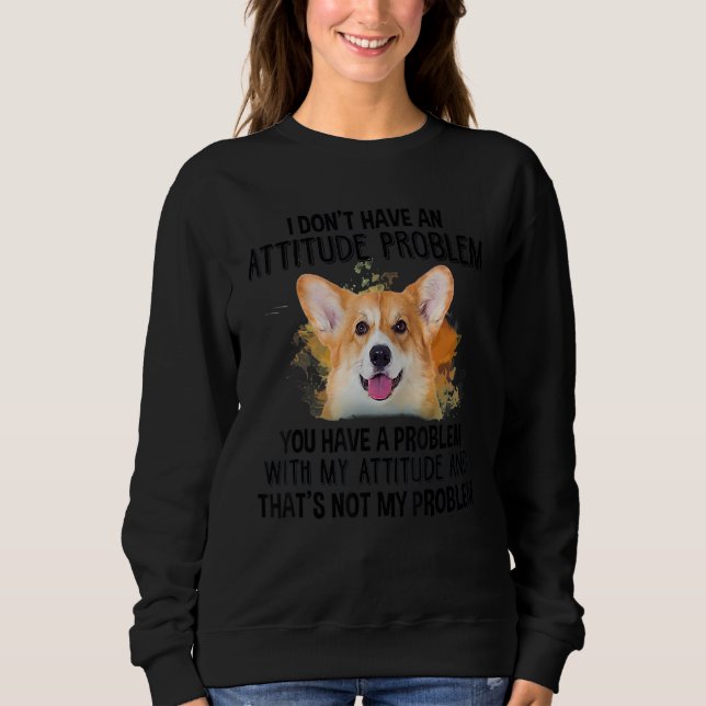 Ich habe kein Problem mit der Einstellung, dass Co Sweatshirt (Vorderseite)