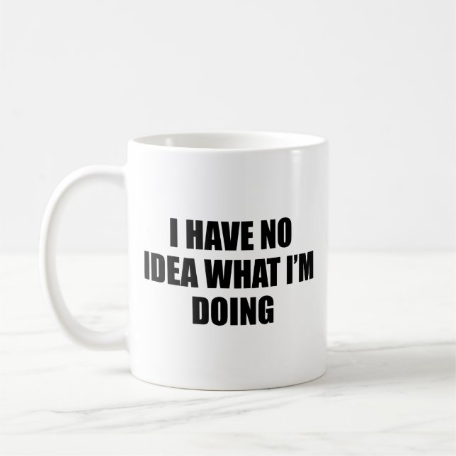 Ich habe keine Ahnung, was ich für eine Tasse mach (Links)