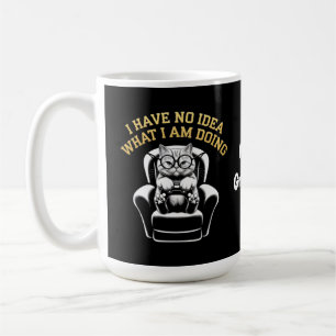 Ich habe keine Ahnung, was ich tue, ein relativer  Kaffeetasse