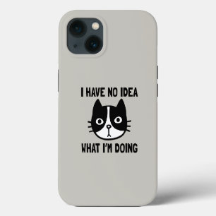 Ich habe keine Ahnung, was ich tue Katze iPhone Hülle