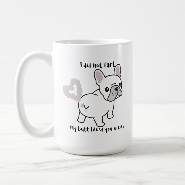 Ich habe keine Furz Französisch Tasse (Links)
