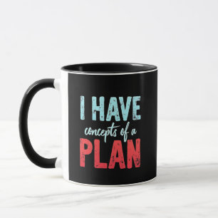 Ich habe Konzepte für einen Plan Trump Präsident D Tasse