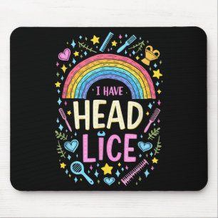 Ich habe Kopf Lice Funny Retro Offensive Aneignung Mousepad