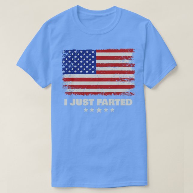 Ich habe lange gelebt Amerika gefarbt T-Shirt (Design vorne)