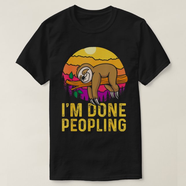Ich habe Leute gemacht Tent Wilderness Glamping Ca T-Shirt (Design vorne)