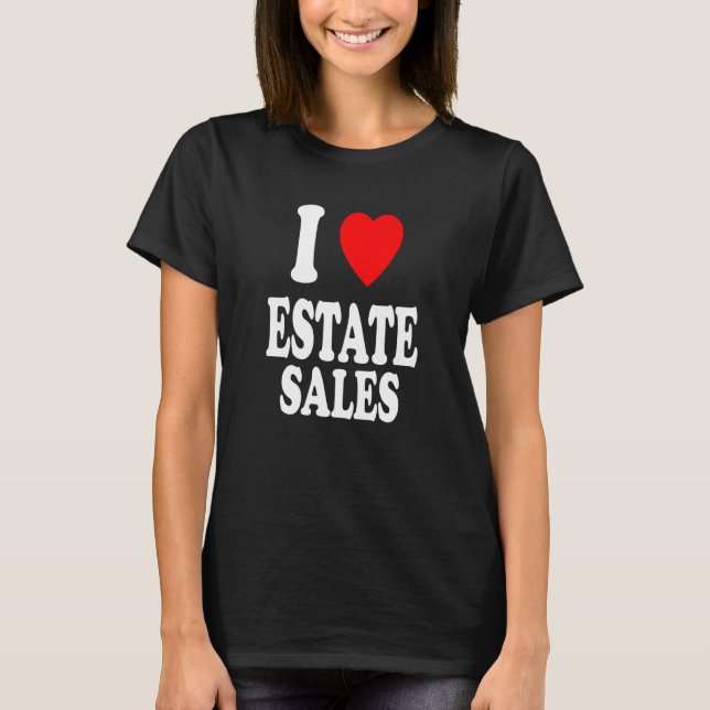 Ich habe Liebe Anwesen Vertrieb Drehend Online-Ver T-Shirt (Vorderseite)
